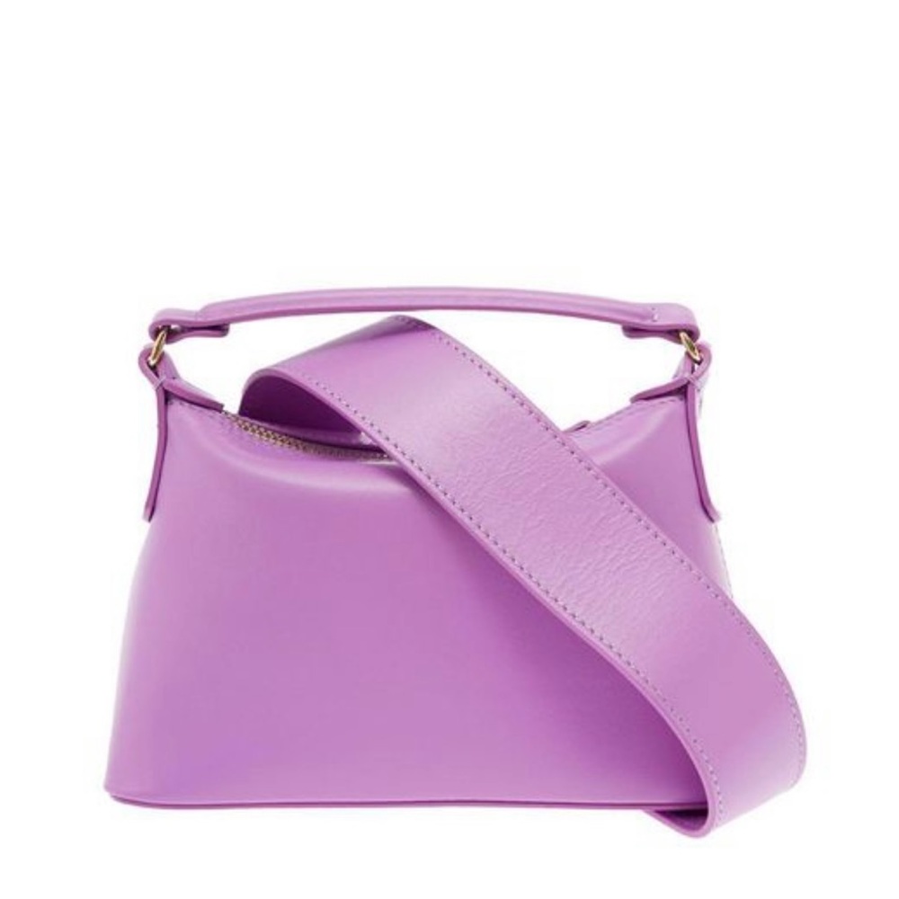 LIU JO x Leonie Hanne Hobo Mini Purple Leather Crossbody Bag